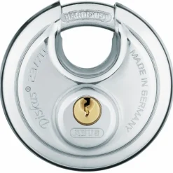 Cadenas à clé - rond - anse protégée en acier trempée - Diskus® - 23 ABUS