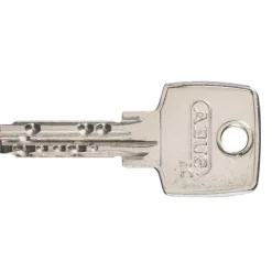 Cadenas à clé - rond - corps inox - anse acier trempé - Diskus® 25/70 ABUS