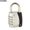 Cadenas à code - anse acier cémenté - type 155 - 4 molettes ABUS