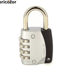 Cadenas à code - anse acier cémenté - type 155 - 4 molettes ABUS