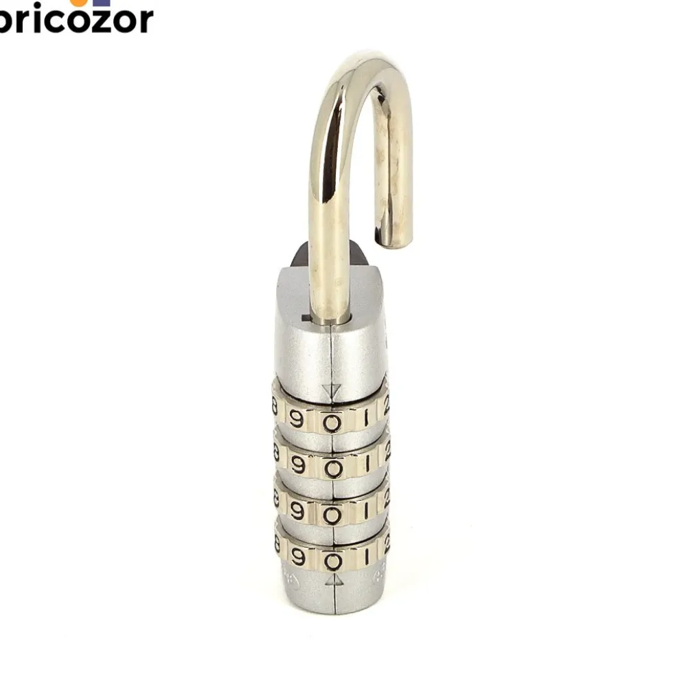 Cadenas à code - anse acier cémenté - type 155 - 4 molettes ABUS