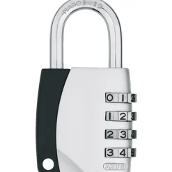 Cadenas à code - anse acier cémenté - type 155 - 4 molettes ABUS