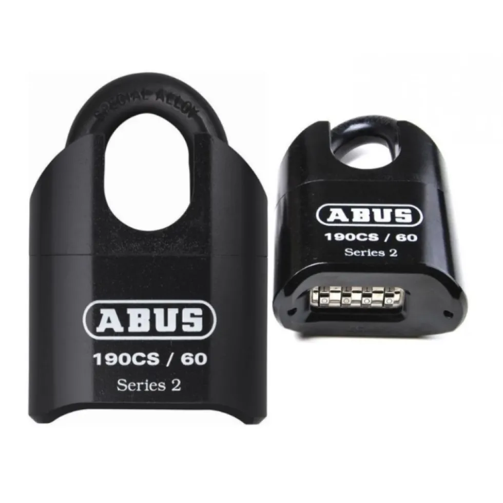 Cadenas à code 190CS-60 Blister - avec anse blindée - 4 molettes ABUS