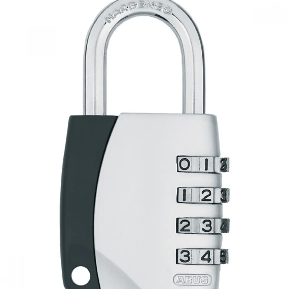 Cadenas à code - 155 - Design Blister - 4 molettes - gris - ep 16 ABUS