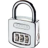 Cadenas à code personnalisable 3 chiffres - acier chromé - 160/40 ABUS