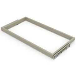 Cadre coulissant -dressing -couleur pierre -846 mm -par 2 -Hack -Reconditionné EMUCA