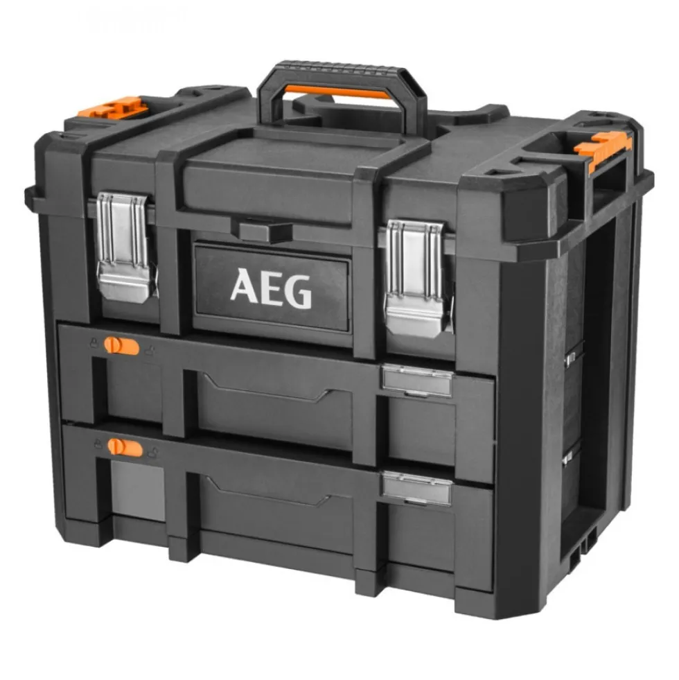 Caisse de rangement à 2 tiroirs QUICKSTACK - AEGHD2DB AEG Powertools