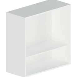 Caisson haut hauteur 770 mm profondeur 330 mm avec 1 tablette - blanc BRICOZOR