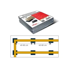 Cale caoutchouc isolante pour terrasse bois - x24 - Rubberpad NIVO & Cobra