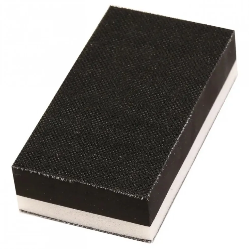 Cale de ponçage rectangulaire - double face souple/rigide - 70x125 mm MIRKA