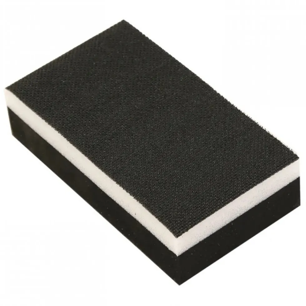 Cale de ponçage rectangulaire - double face souple/rigide - 70x125 mm MIRKA
