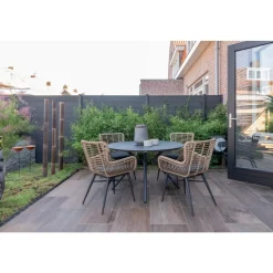 Caniveau d'extérieur avec grille aluminium noire A15 - Slimline ACO