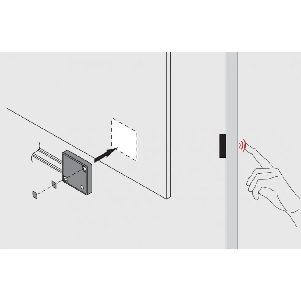 Capteur tactile invisible 24V 72W pour fonctions d'éclairage L&S LIGHT