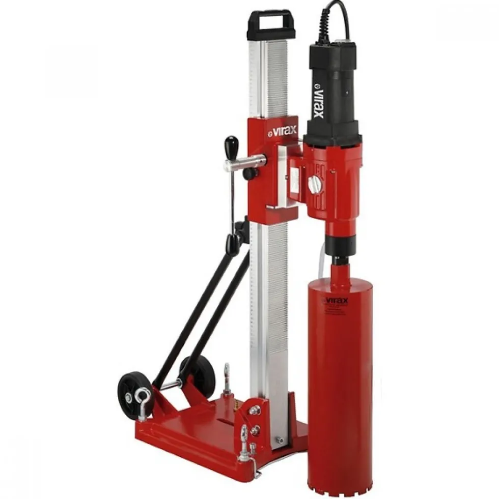 Carotteuse V250 et bâti sans couronne VIRAX