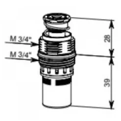 Cartouche Tempostop/Tempogenou - pour robinetterie de lavabo et urinoir DELABIE