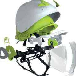 Casque de chantier double coque à visière anti arcs électriques ONYX 2 DELTA PLUS
