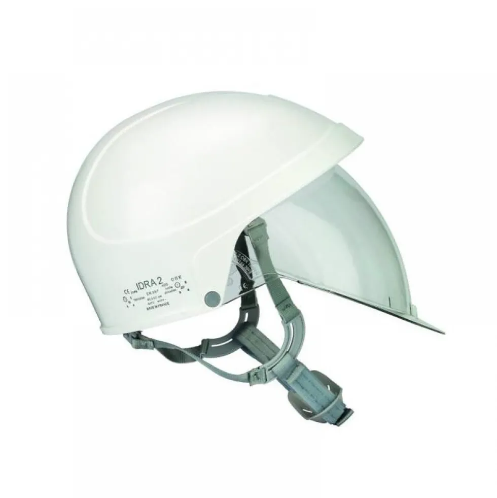 Casque de chantier électricien IDRA 2 avec écran anti arcs électriques AUBOUEIX