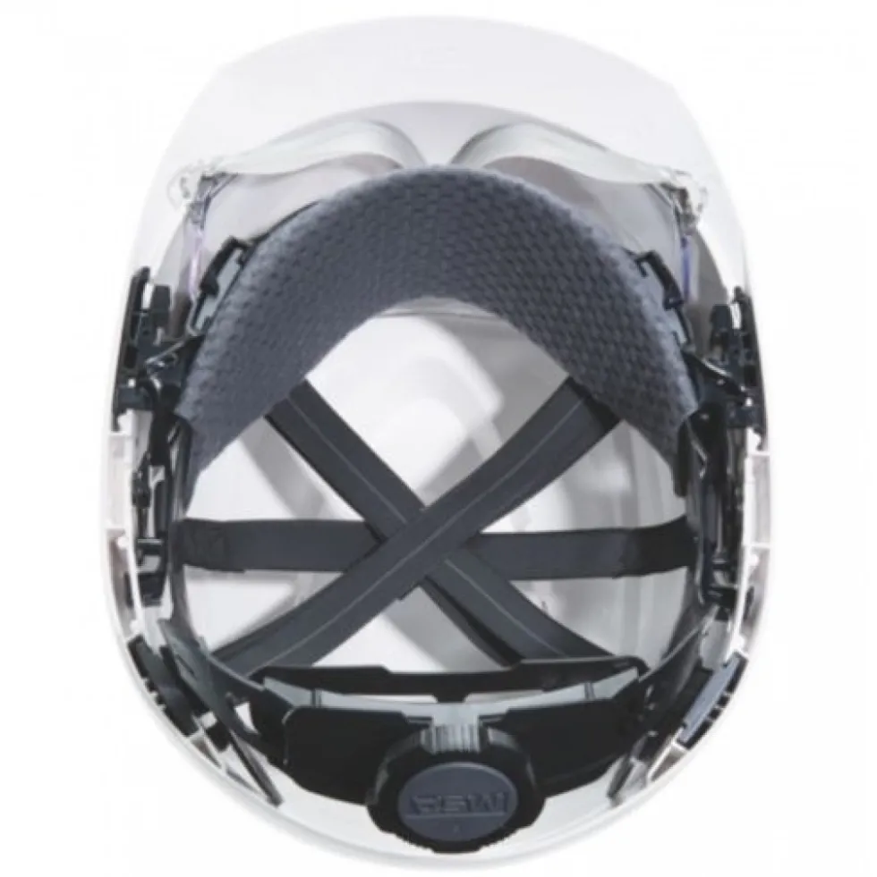 Casque de sécurité V-Gard® 930 ventilé avec surlunettes intégrées blanc MSA