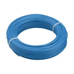 Câble rigide HO7V-U - 1,5 mm² - Bleu - Couronne de 100 mètres DEBFLEX