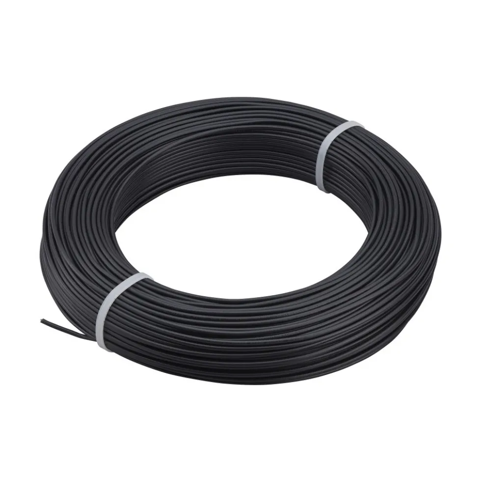 Câble rigide HO7V-U - 1,5 mm² - Noir - couronne de 100 mètres DEBFLEX