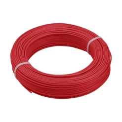 Câble rigide HO7V-U - 2,5 mm² - Rouge - Couronne de 100 mètres DEBFLEX