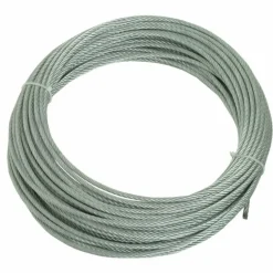 Câbles métallique type aviation 7 torons de 19 fils - Acier galvanisé BRICOZOR