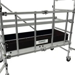 Échafaudage roulant et pliant en aluminium - Runner - 3,60m de hauteur TUBESCA
