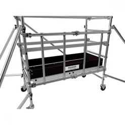 Échafaudage roulant et pliant en aluminium - Runner - 4,60m de hauteur TUBESCA