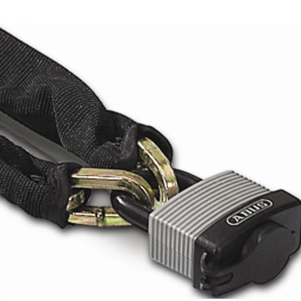 Chaîne acier gainage textile et cadenas anticorrosion - UV Lock 4501 ABUS