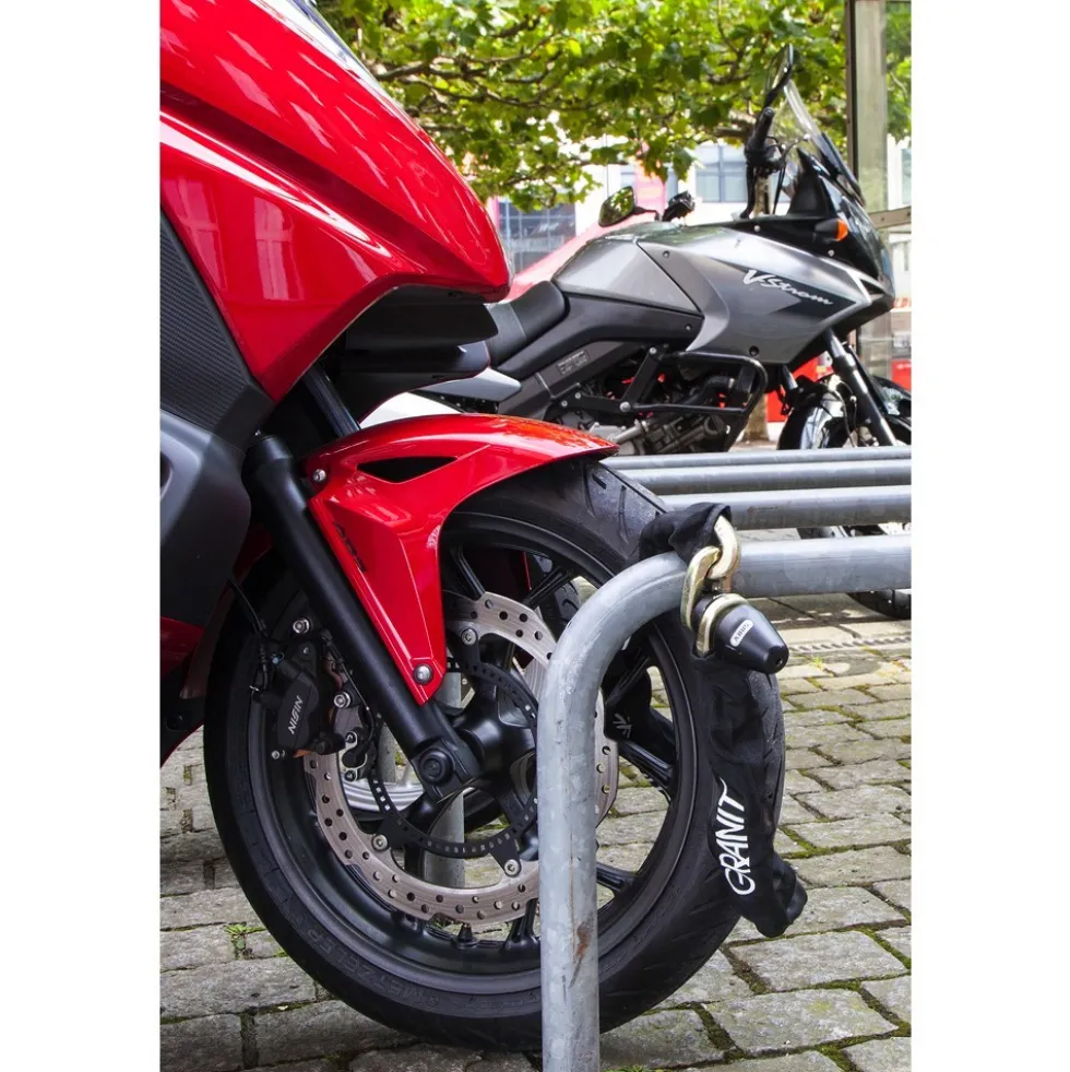 Chaîne antivol de moto - verrouillage à clé - Granit 1480 ABUS