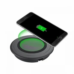 Chargeur induction QI 10W diamètre 80 mm - pose visible ou invisible SYNERCIA