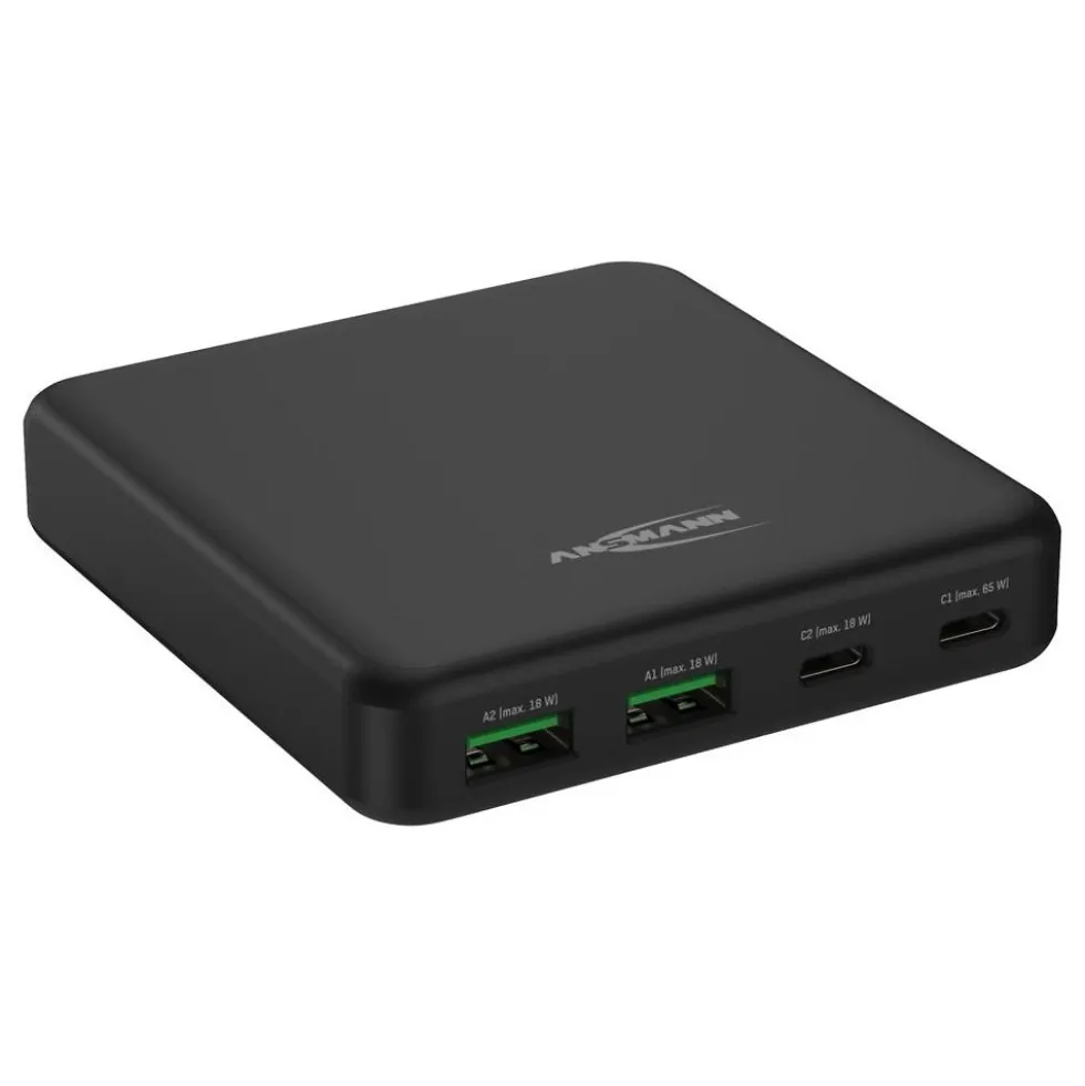 Chargeur USB de bureau DC465PD - 4 ports - 65W ANSMANN
