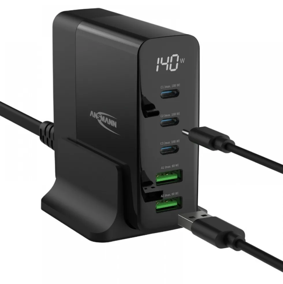 Chargeur USB de bureau - 5 ports - 140W ANSMANN