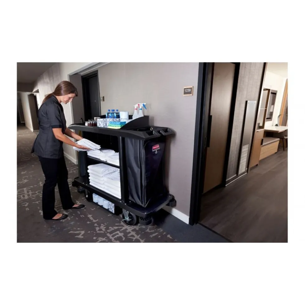 Chariot de ménage pour service hôtelier - Executive RUBBERMAID