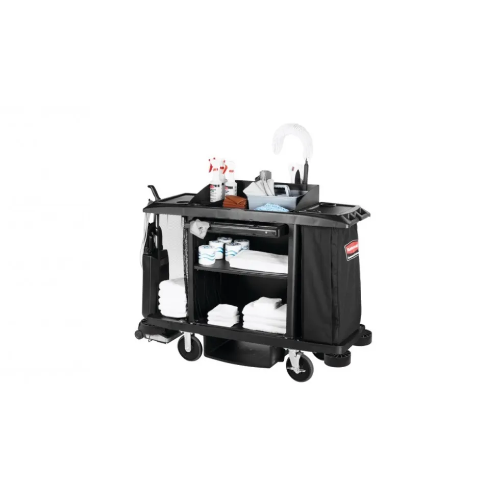 Chariot de ménage pour service hôtelier - Executive RUBBERMAID