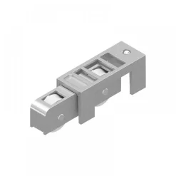 Chariot double non réglable pour coulissant en aluminium - type 3621 LA CROISÉE DS