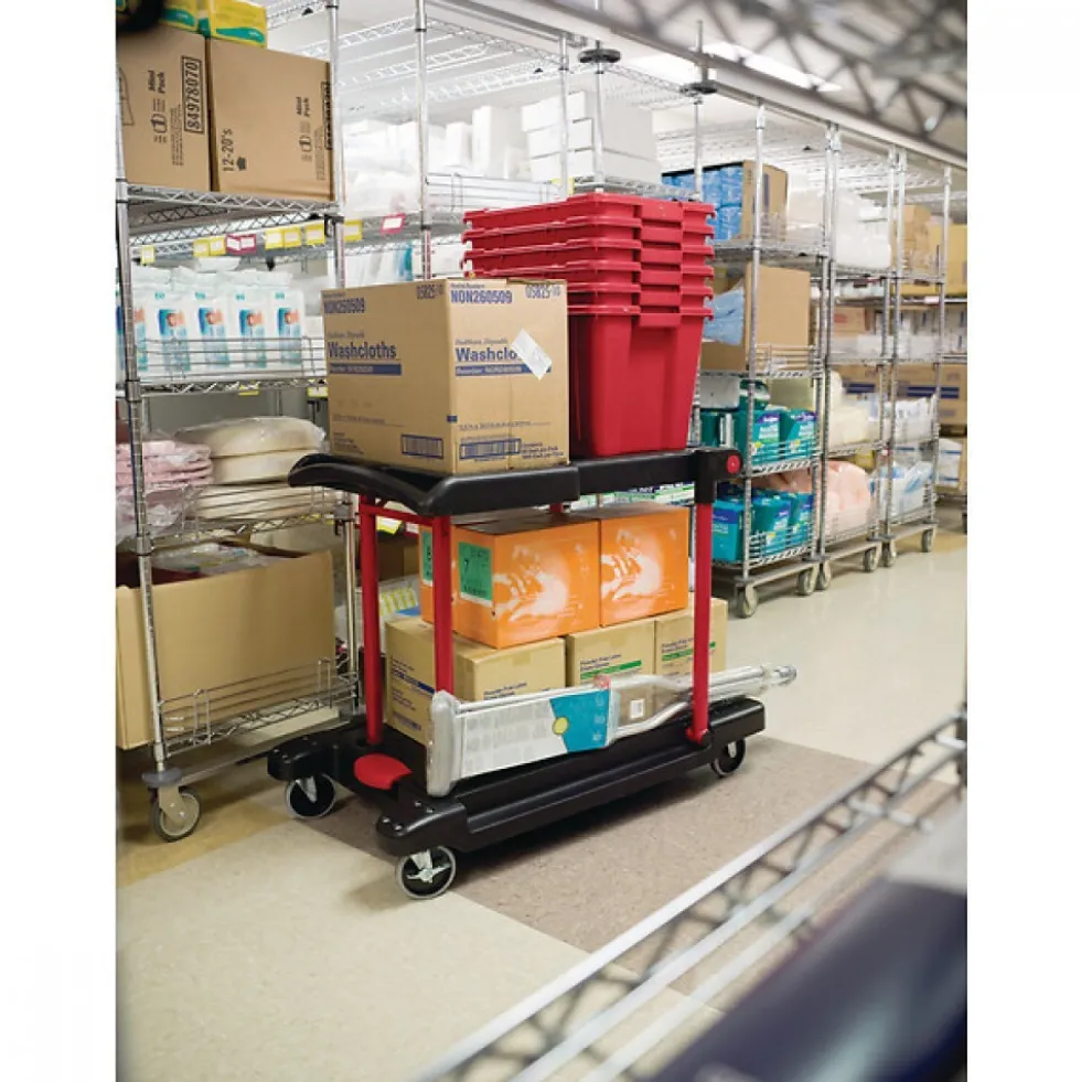 Chariot utilitaire convertible multifonctions 3 en 1 RUBBERMAID