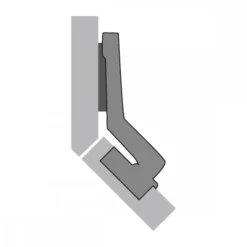 Charnière invisible 95° Intermat 9936 W45 - avec technique de clipsage HETTICH