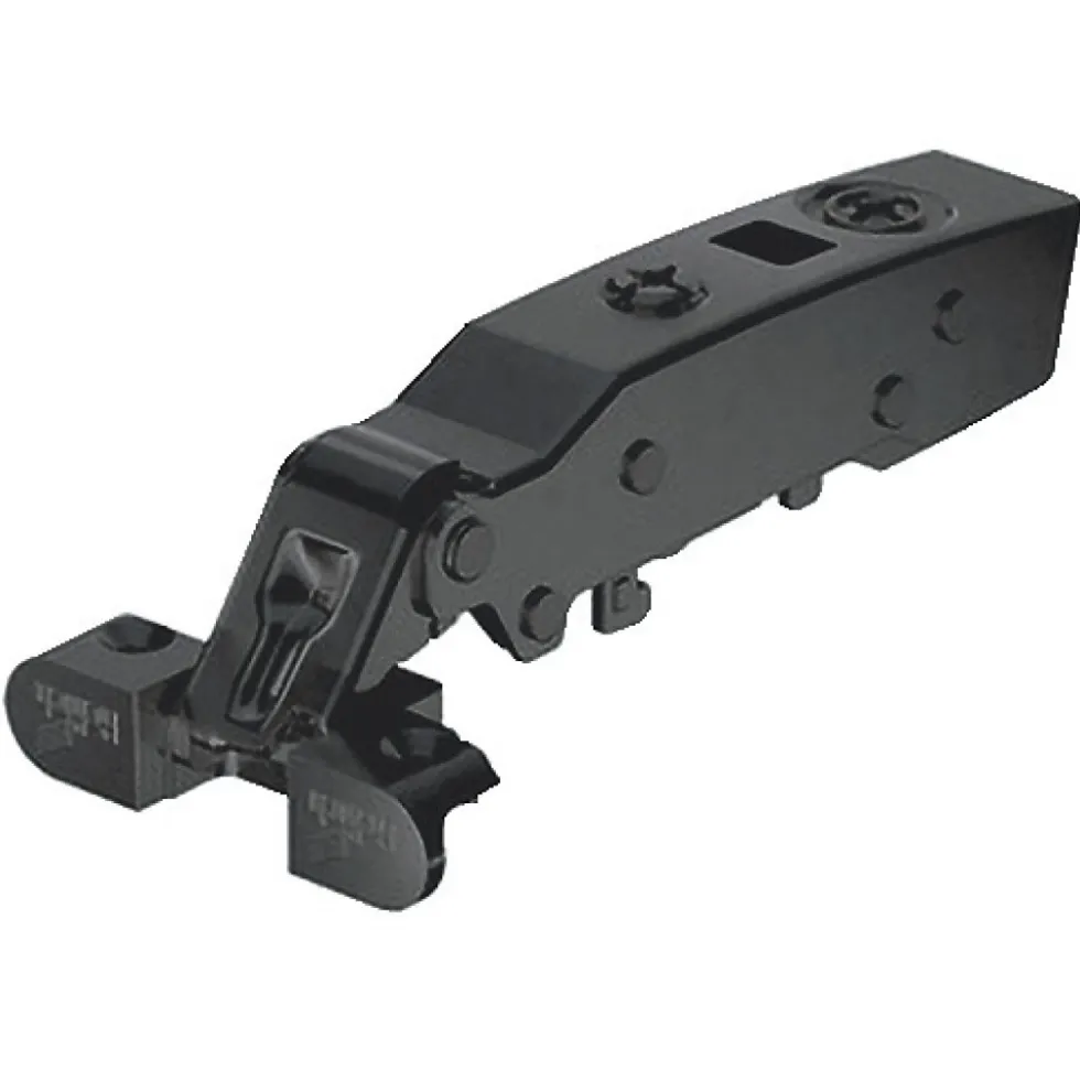 Charnière invisible 95° à visser - Sensys 8638i - Noir Obsidien HETTICH