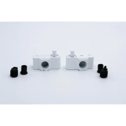 Charnières à pivot 180° pour porte rentrante en verre - par 2 Interges