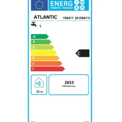 Chauffe eau Aci Hybride monophasé horizontal 100 litres - Zeneo ATLANTIC