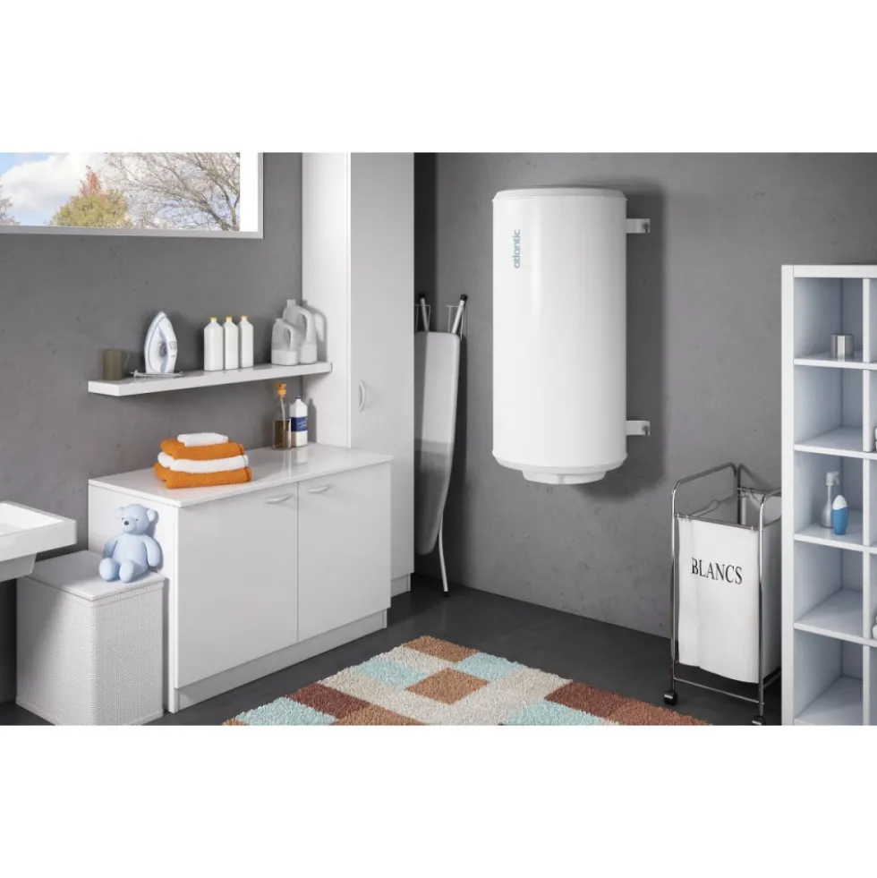 Chauffe-eau blindé compact - pose murale verticale - 150 litres Chaufféo ATLANTIC