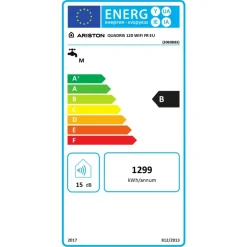Chauffe-eau éléctrique mural 120L - gain de place - Quadris WiFi ARISTON