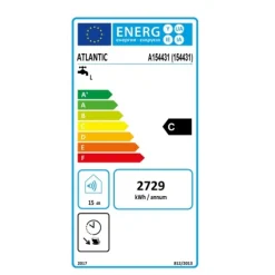 Chauffe-eau électrique connecté 300 L - ACI hybride - sur socle - Aquéo ATLANTIC