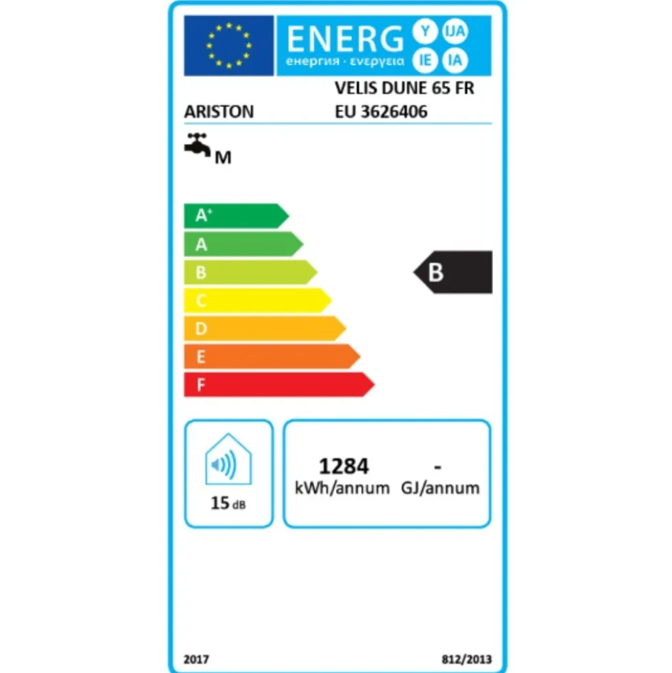 Chauffe-eau électrique extra plat 65L - Velis Dune ARISTON