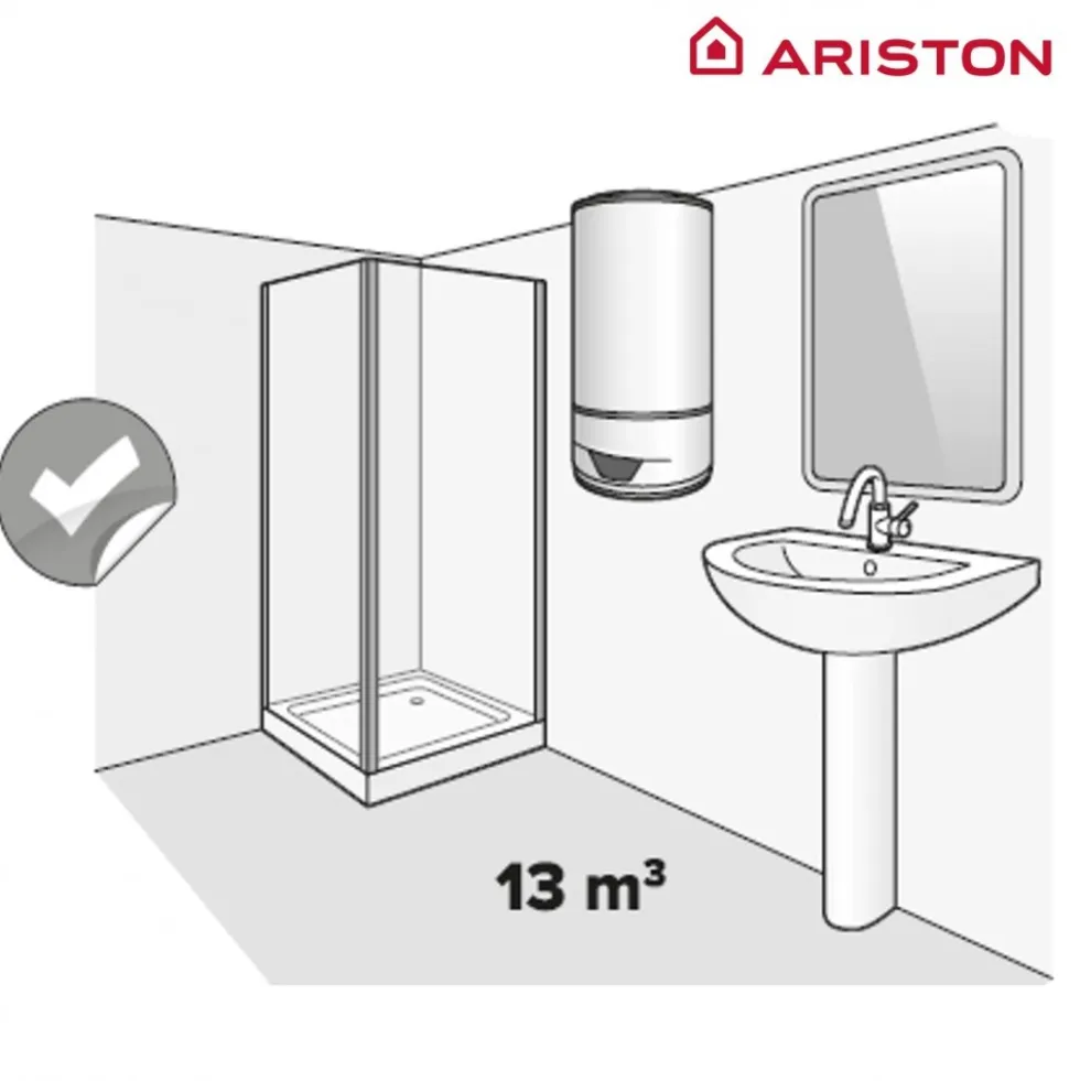 Chauffe-eau thermodynamique hybride connecté 80L - Lydos Hybrid WiFi 80C ARISTON