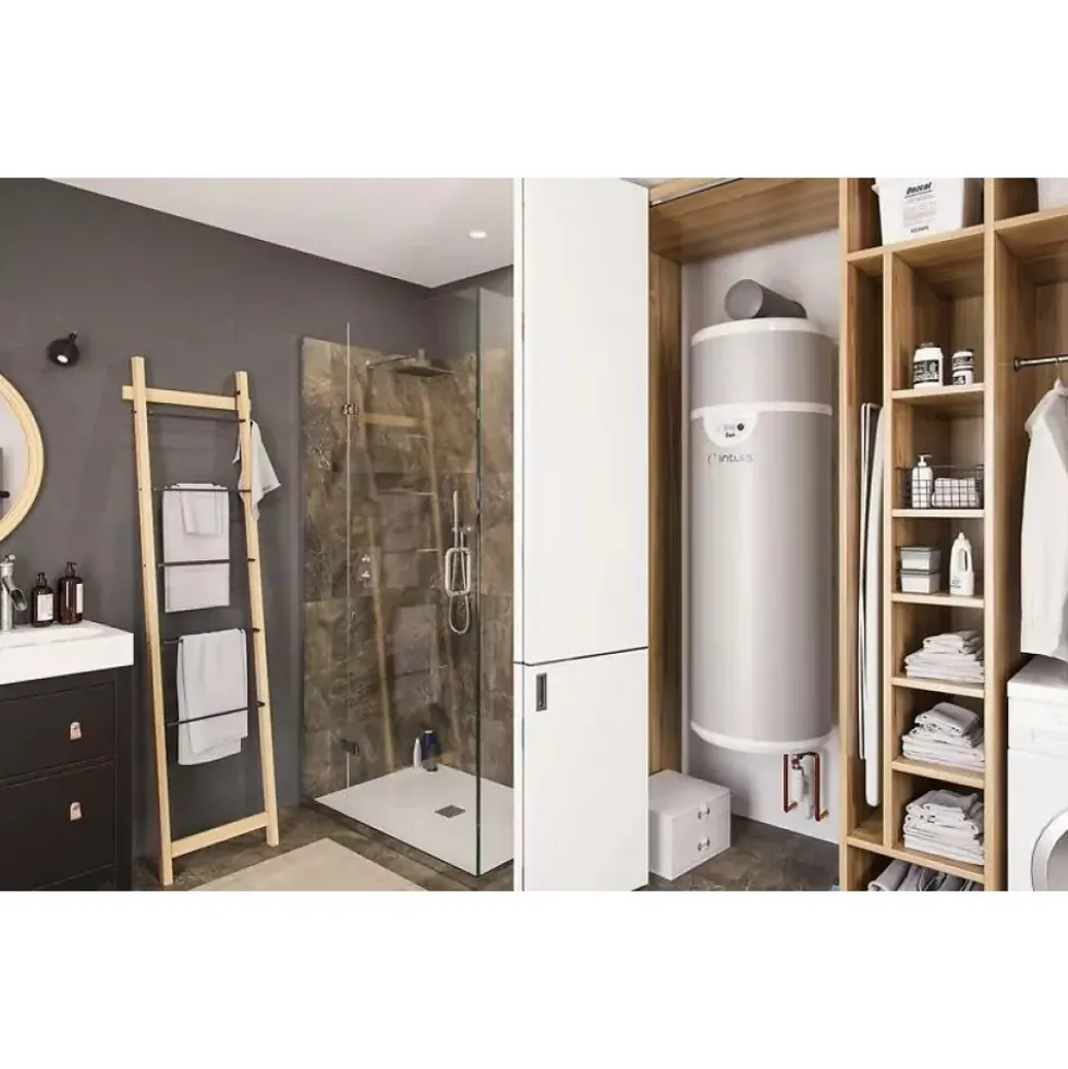 Chauffe-eau thermodynamique mural 150 litres - Edel AIR Intuis