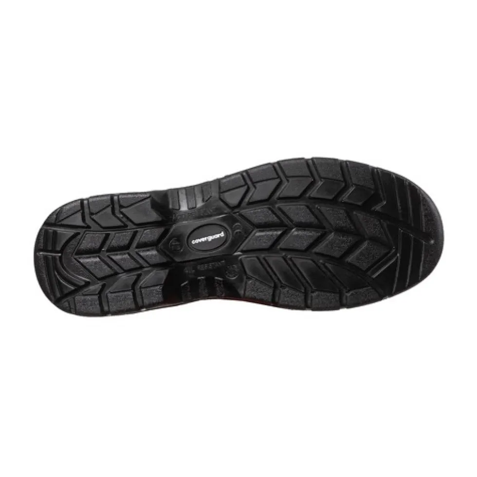 Chaussures de sécurité hautes basic Nacrite S1P SRC - cuir noir Coverguard