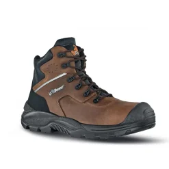 Chaussures de sécurité hautes GREENLAND UK S3S FO SR - marron et noir UPOWER