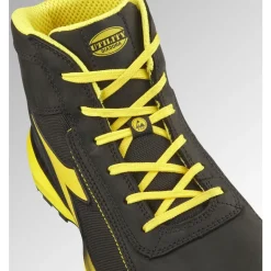 Chaussures de sécurité hautes GLOVE HYPERFORM MID S3S FO HRO SR ESD - noir et jaune Diadora Utility